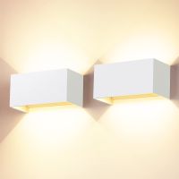 LED Wandleuchten Wandlampen 2er Set 24W IP65 3000K warmweiss