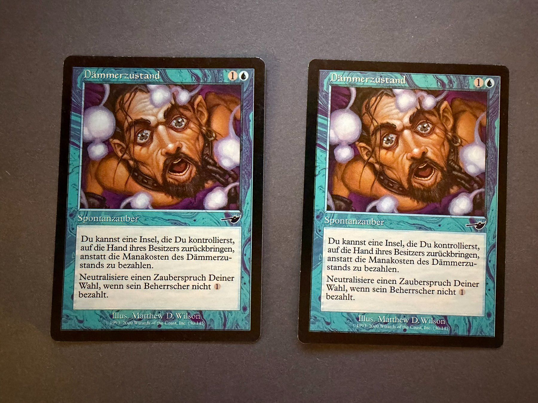 Magic The Gathering Carte collezionabili: 2x Daze // Dämmerzustand // Nemesis // Magic – Usato da Binz venduto da Tempelritter