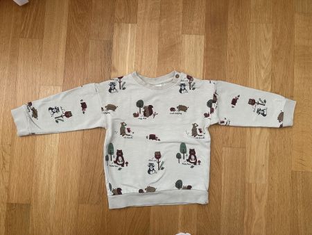 Süsser Pullover mit Waldtier-Motiv, Grösse 92