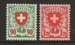 1940 : Nr. 163y + 164y postfrisch ** KP 150.--