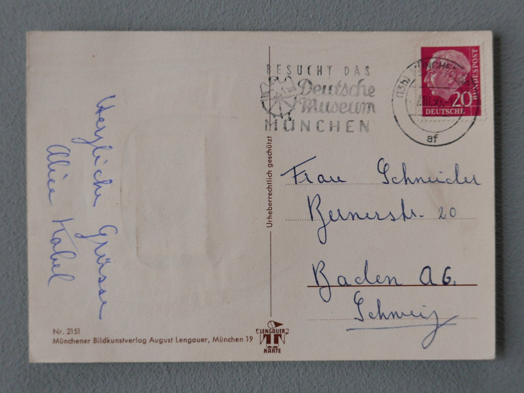 Cartoline postali: ANTIKE ANSICHTSKARTE MIT BILDERBOGEN GRUSS AUS MÜNCHEN – Usato da Balgach venduto da Zwischenraum 2