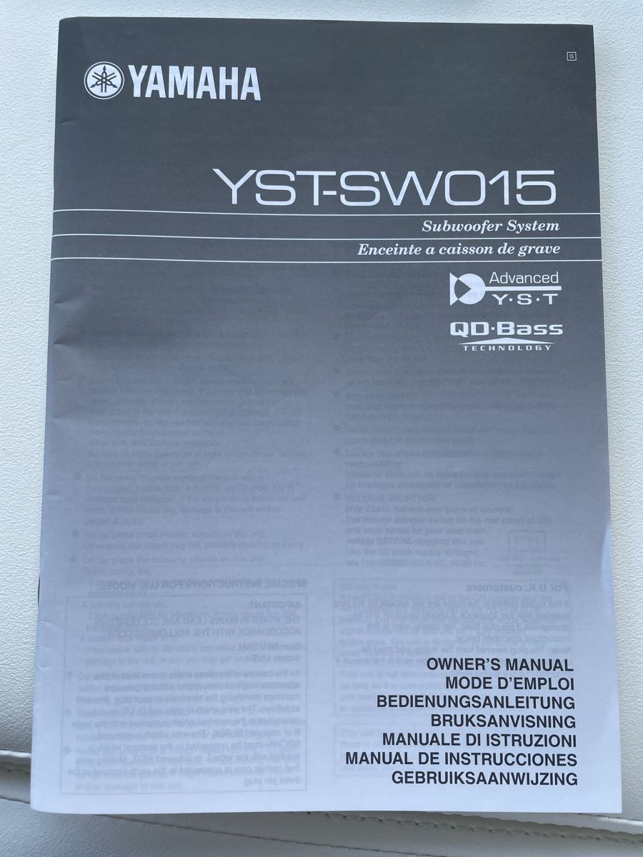 Yamaha Casse acustiche: Yamaha Subwoofer  – Usato da Stadel venduto da Himmelrosa 2