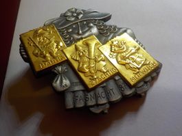 Fasnachts-Plakette 1987 AE, Zyschtig, Vintage Sammlerstück