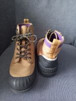 Zara Boots Gr.38 beige Schnürstiefel Herbst Winter Schuhe