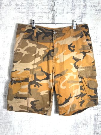 Y2K CARHARTT CAMO CARGO BERMUDA SHORTS SZ: 33