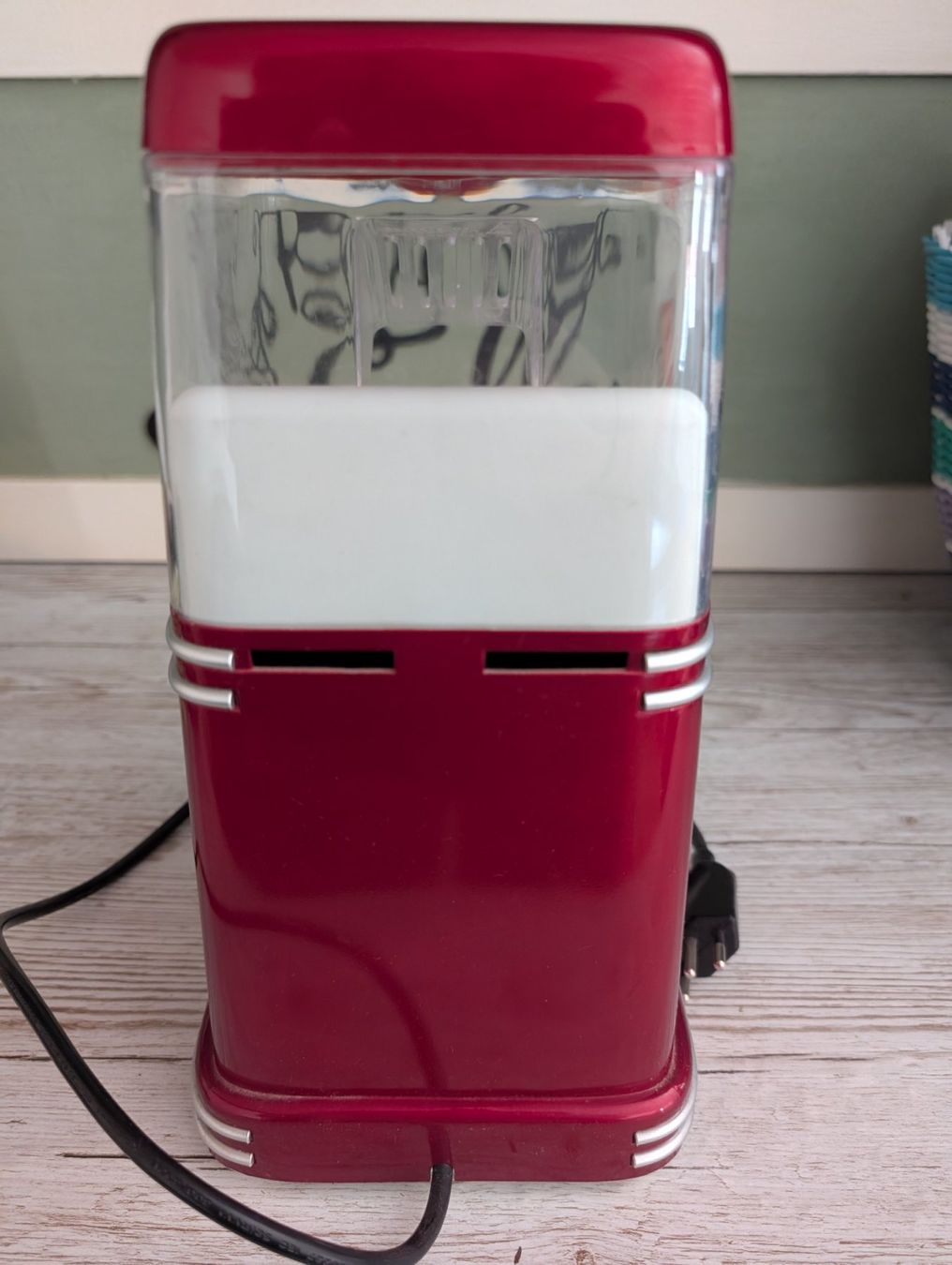 Elettrodomestici da cucina: Retro Popcornmaschine rot/weiss – Usato da Bremgarten (AG) venduto da bel_z8xf 2