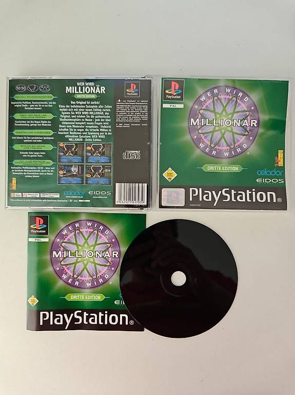 Hot Giochi: Wer wird Millionär  Dritte Edition (PS1, komplett mit OVP) – Usato da Ostermundigen venduto da Moebi_92 1