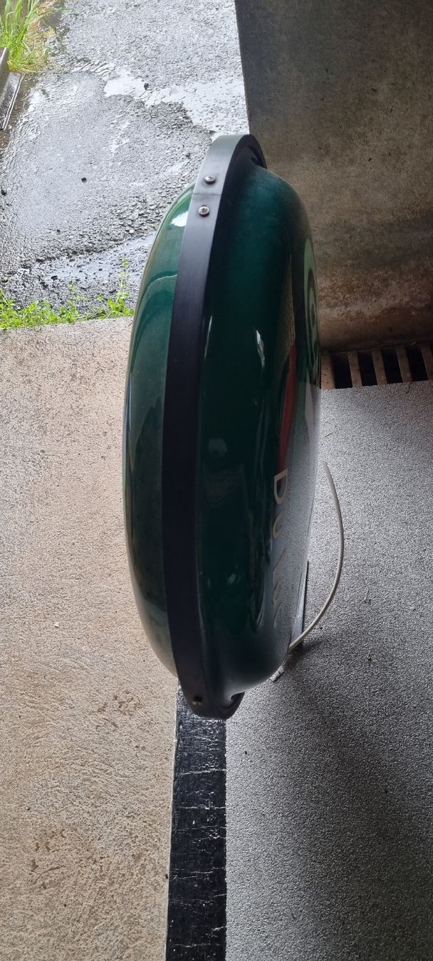 Insegne: Carlsberg Leuchtreklame Aushängeschild, Durchmesser 75cm – Usato da Wädenswil venduto da Jsi.Z01 3