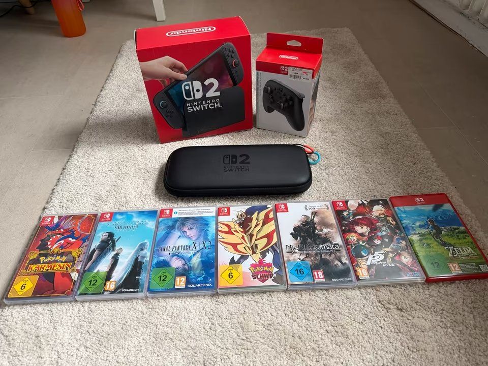 Nintendo Console: Nintendo Switch 2 mit viel Games und Rechnung – Usato da Lachen SZ venduto da leger