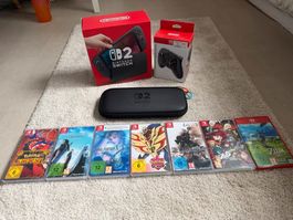 Nintendo Switch 2 mit viel Games und Rechnung