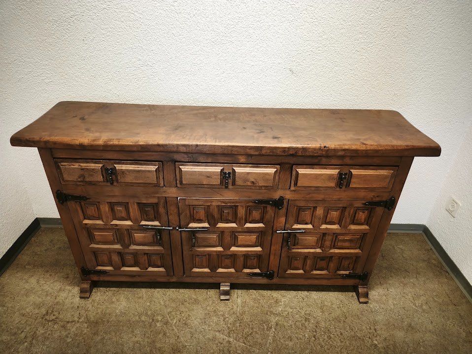 Commodes: Spanische Kommode Sideboard Eiche Massiv Holz Rustikal – D'occasion à Toffen par Immo-Erben 1