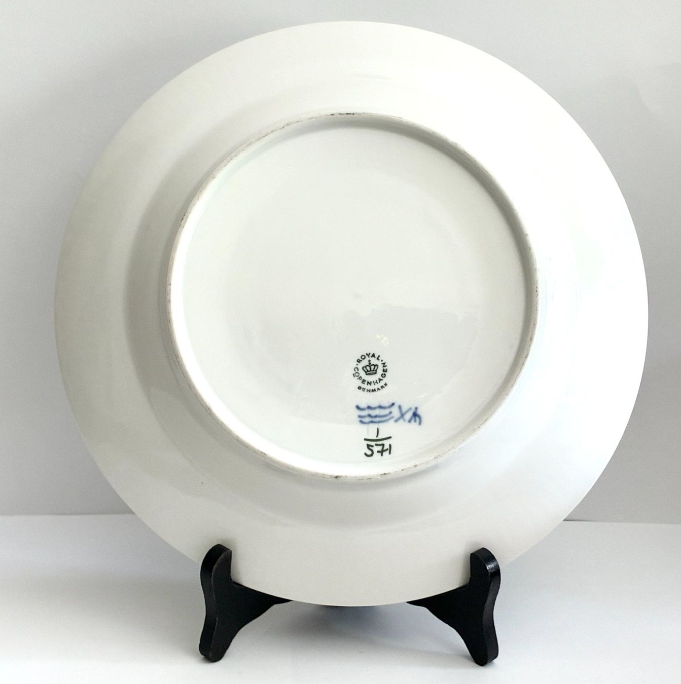Royal Copenhagen Piatti: ROYAL COPENHAGEN Teller "Musselmalet" Denmark 1963 – Usato da Kloten venduto da Nephty 1
