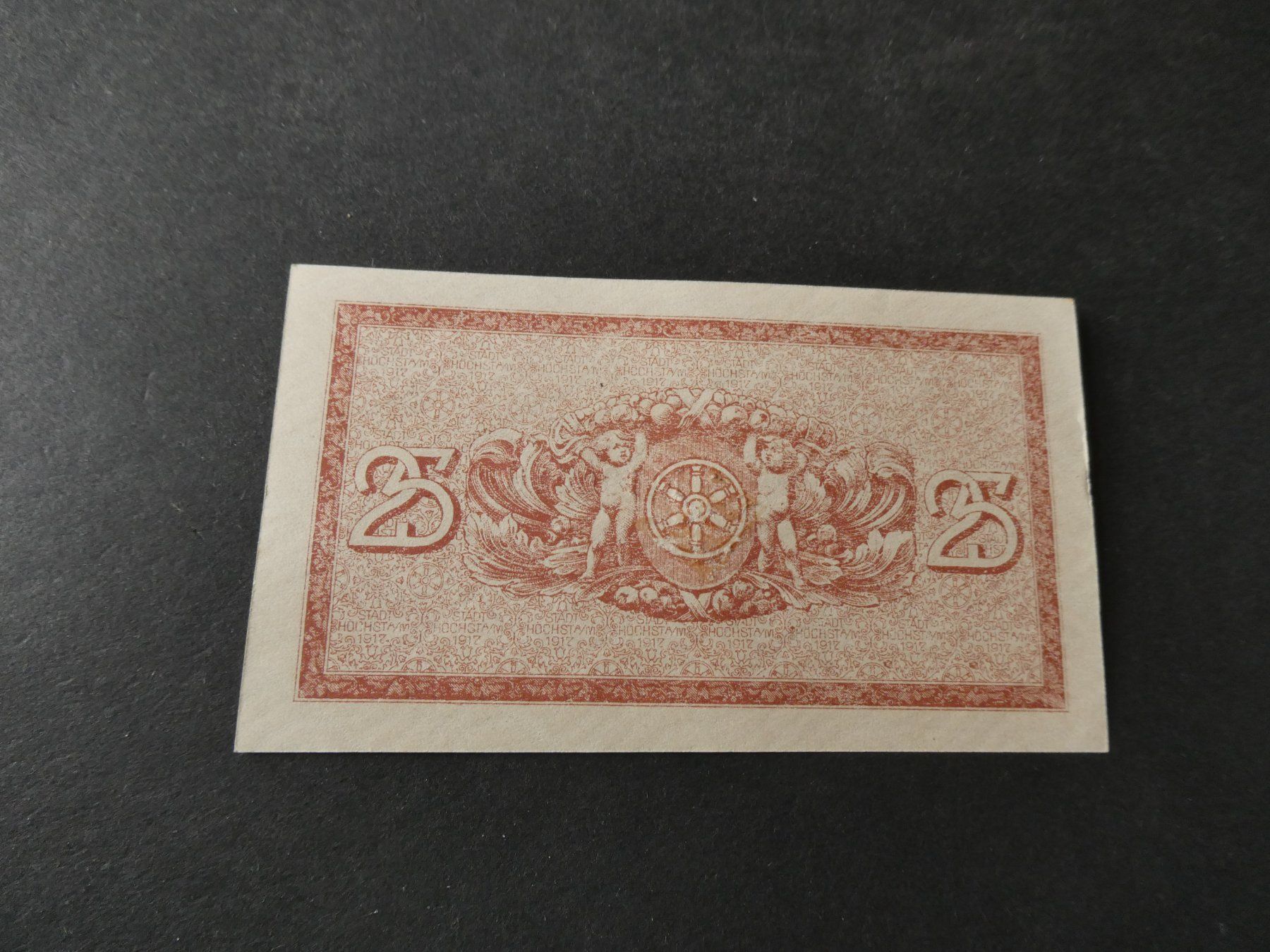 Banknoten: Dt. Reich, Höchst - Notgeldschein – Gebraucht aus Hinterforst von rohusri 1