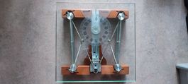 KORONA ELEGANCE Personenwaage mechanisch Glas Holz 
