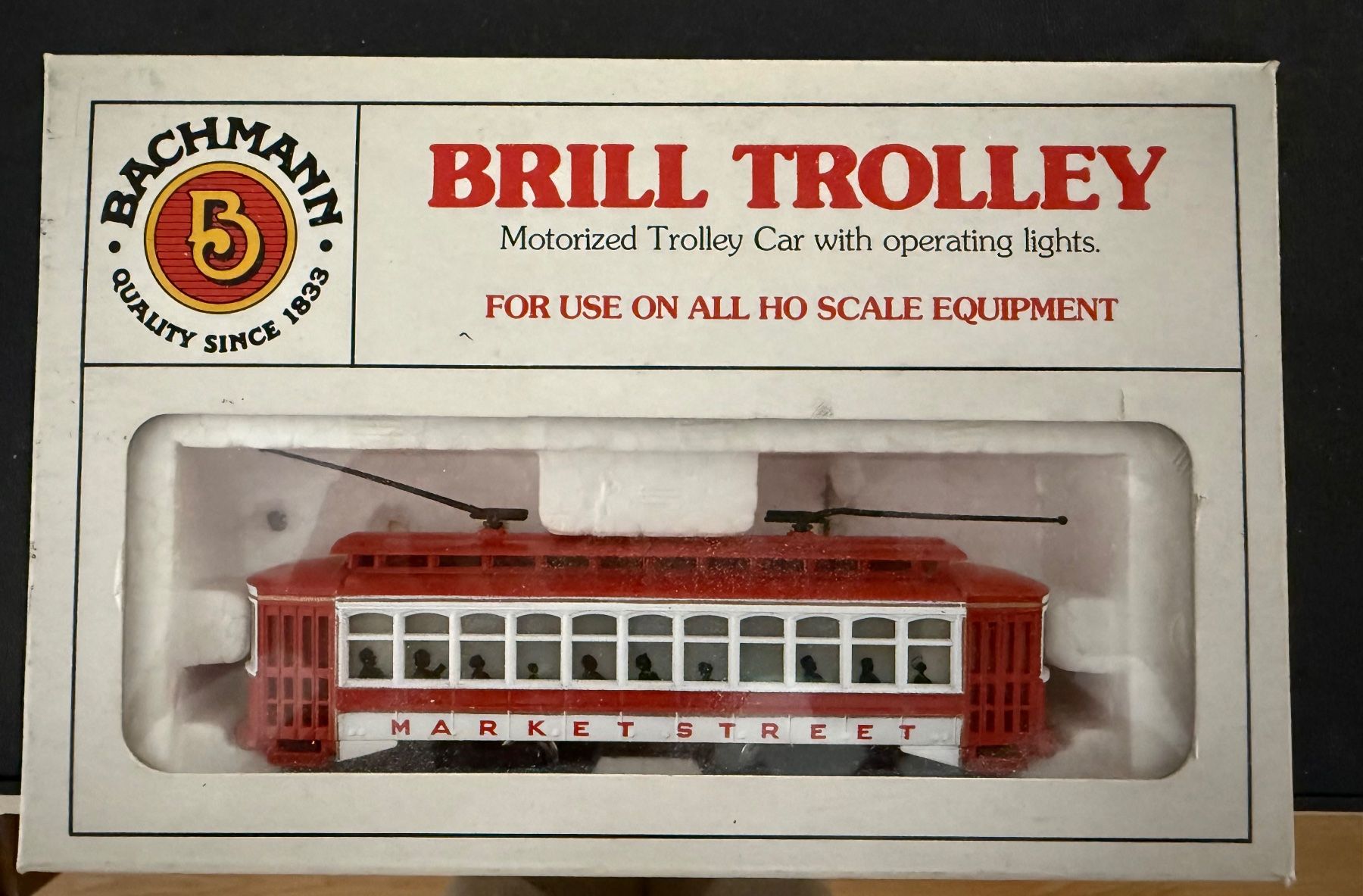 Modellini di ferrovie: Brill trolley tramway Bachmann 1/87 – Usato da Morrens VD venduto da YannD02