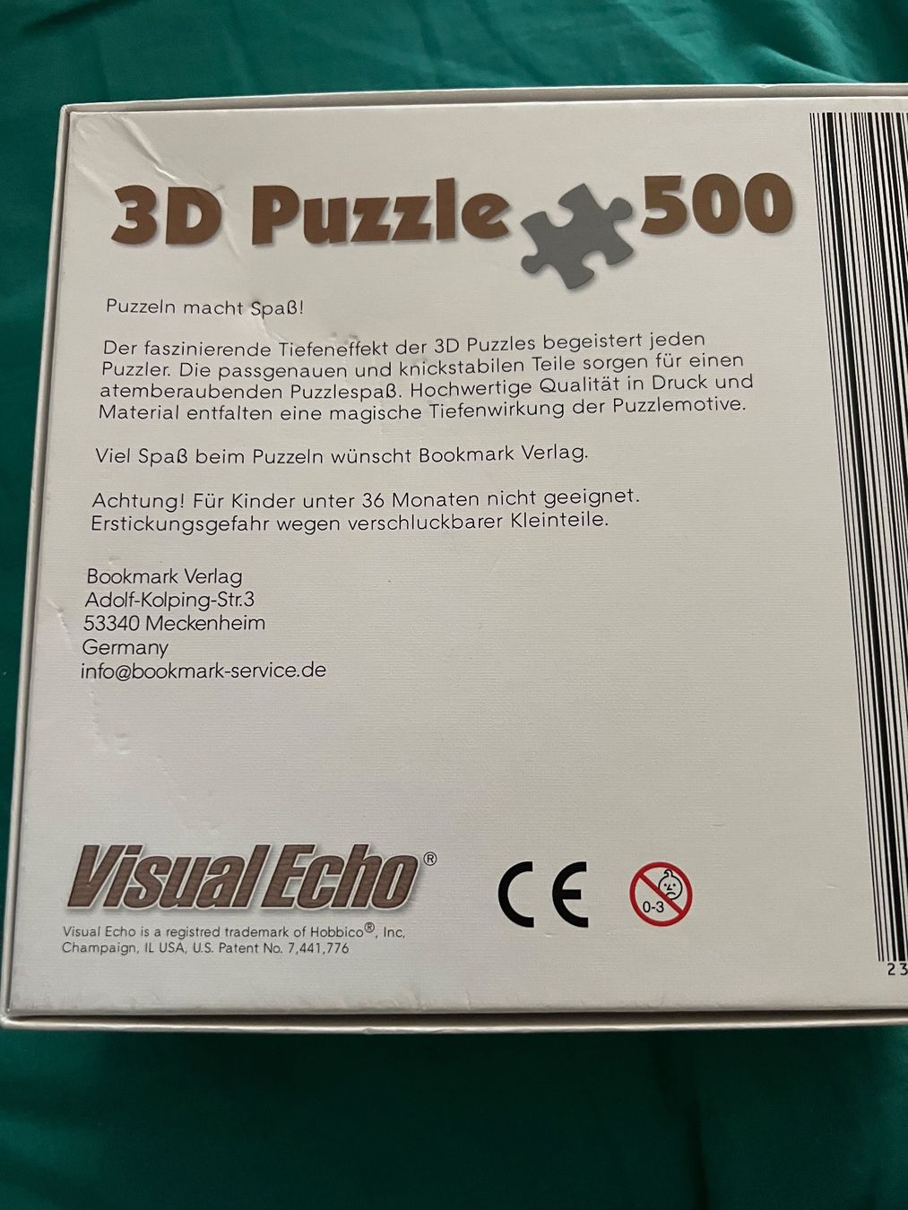 Puzzles: 3D Puzzle Neu – Gebraucht aus Basel von Winniepuuh 4