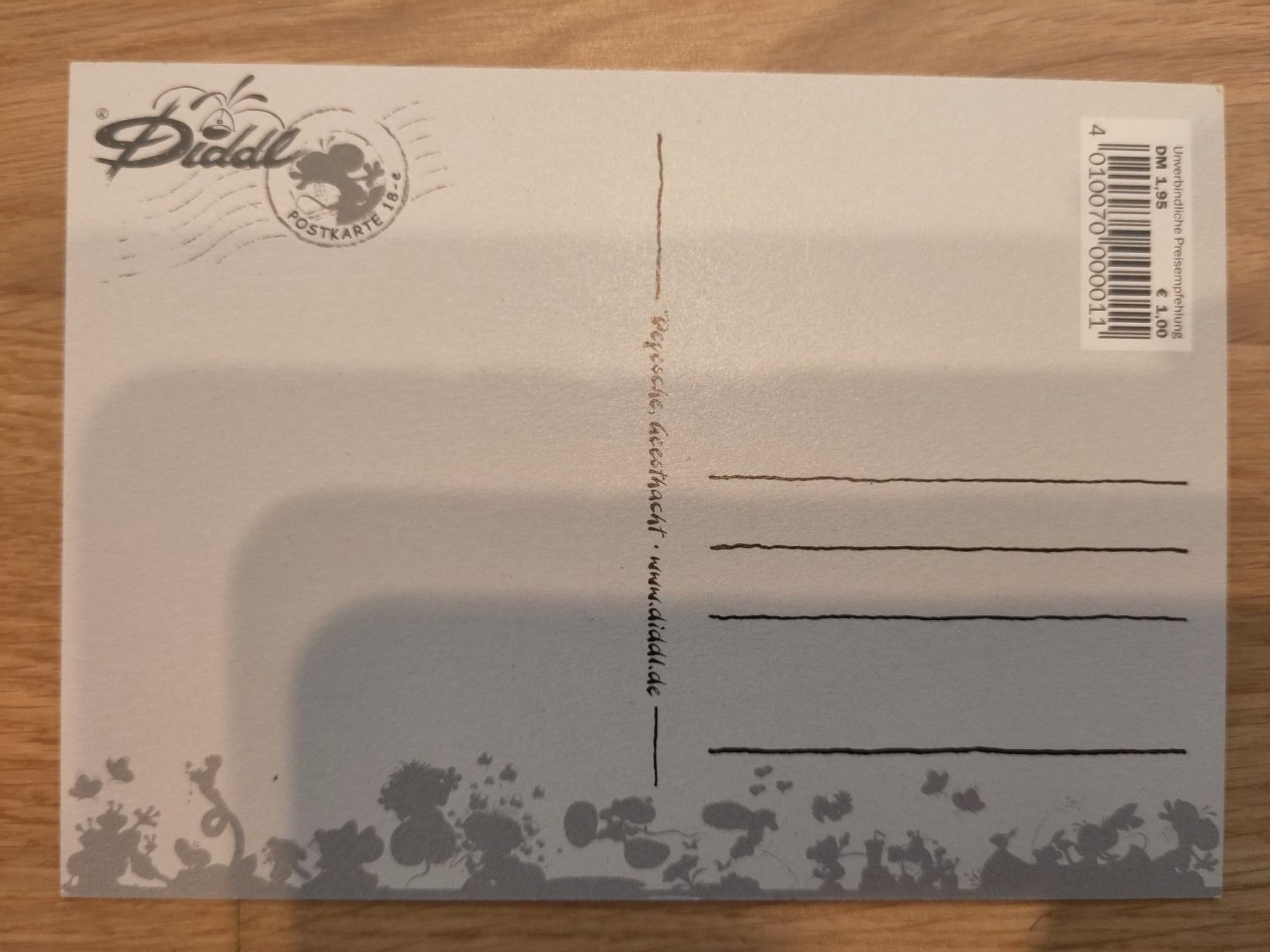 Cartoline postali: Diddl Postkarte 18-e – Nuovo (secondo la descrizione) da Zürich venduto da Hoernli123 1