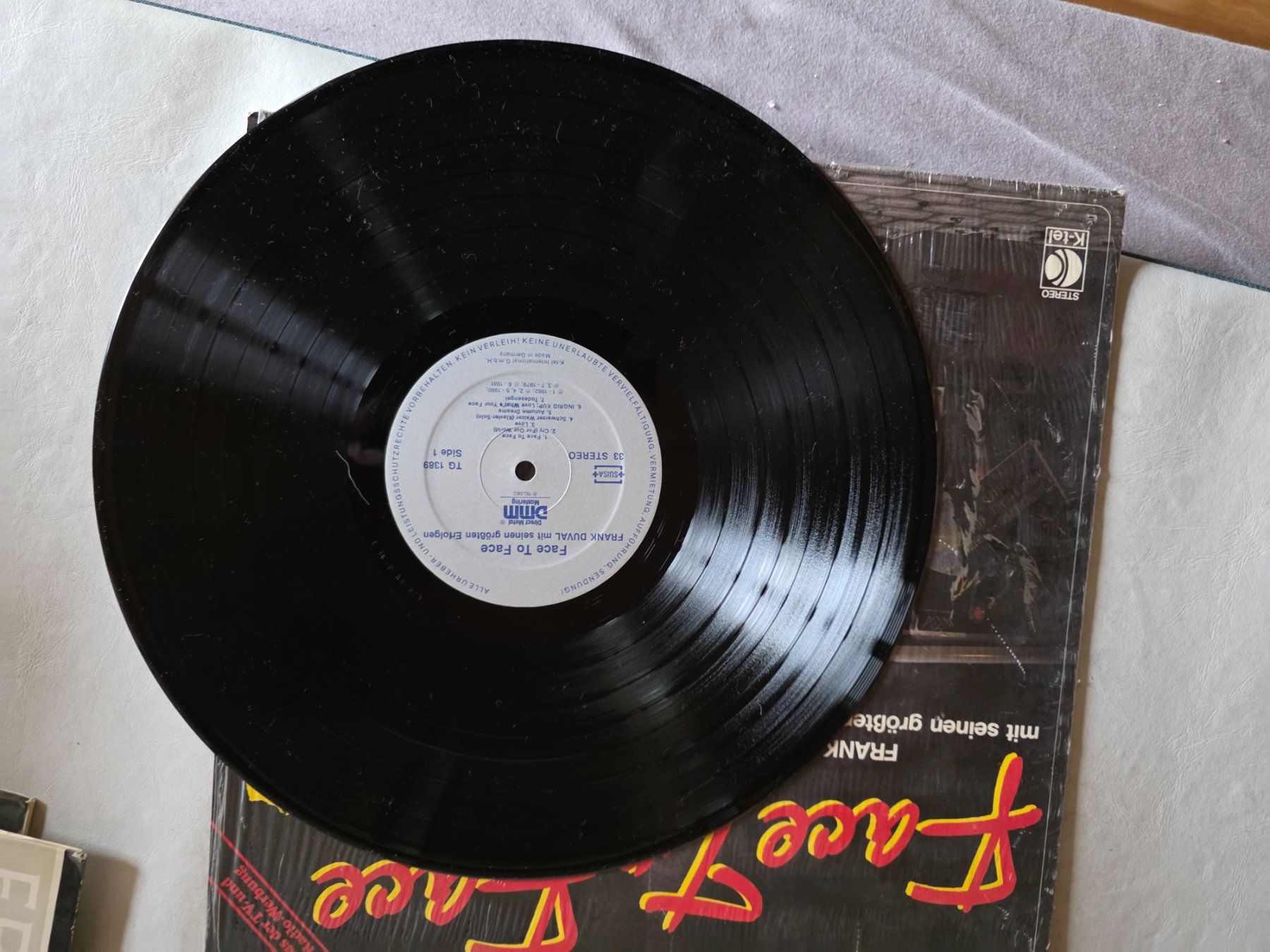 Dischi in vinile: LP : Frank Duval - face to face - K-tel 1982 – Usato da Walterswil BE venduto da Lonitti 4