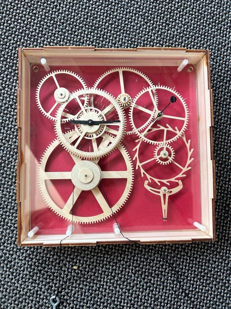 Orologi: Timbertic-plexitic Wanduhr Plexiglas – Nuovo (secondo la descrizione) da Wettingen venduto da nat_khd8 1