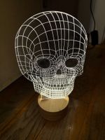 Lampe Bulbing skull 3d lumière led 8 x 15 x 26,6 cm
