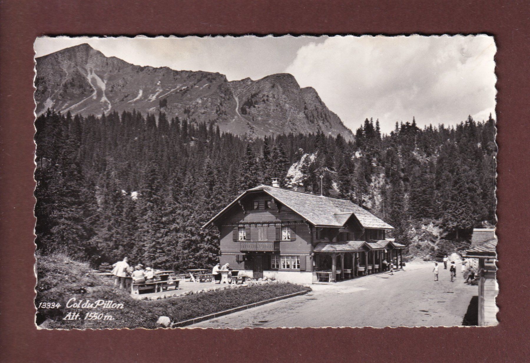 Cartoline postali: COL DU PILLON – Usato da Pully venduto da nicecards