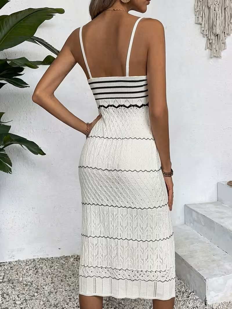 Kleider: Wunderschönes Strickleid Boho. off weiss. S. neu – Neu (gemäss Beschreibung) aus Boll von frauweber 5