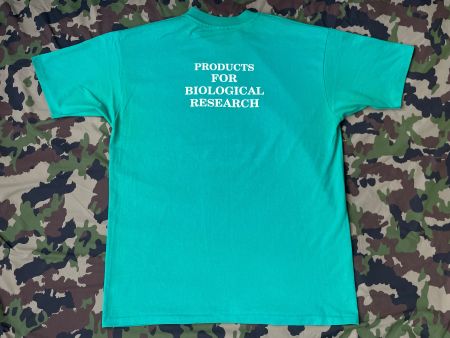 Vintage 90s T-Shirt Biological Research Double Prints Sz XL