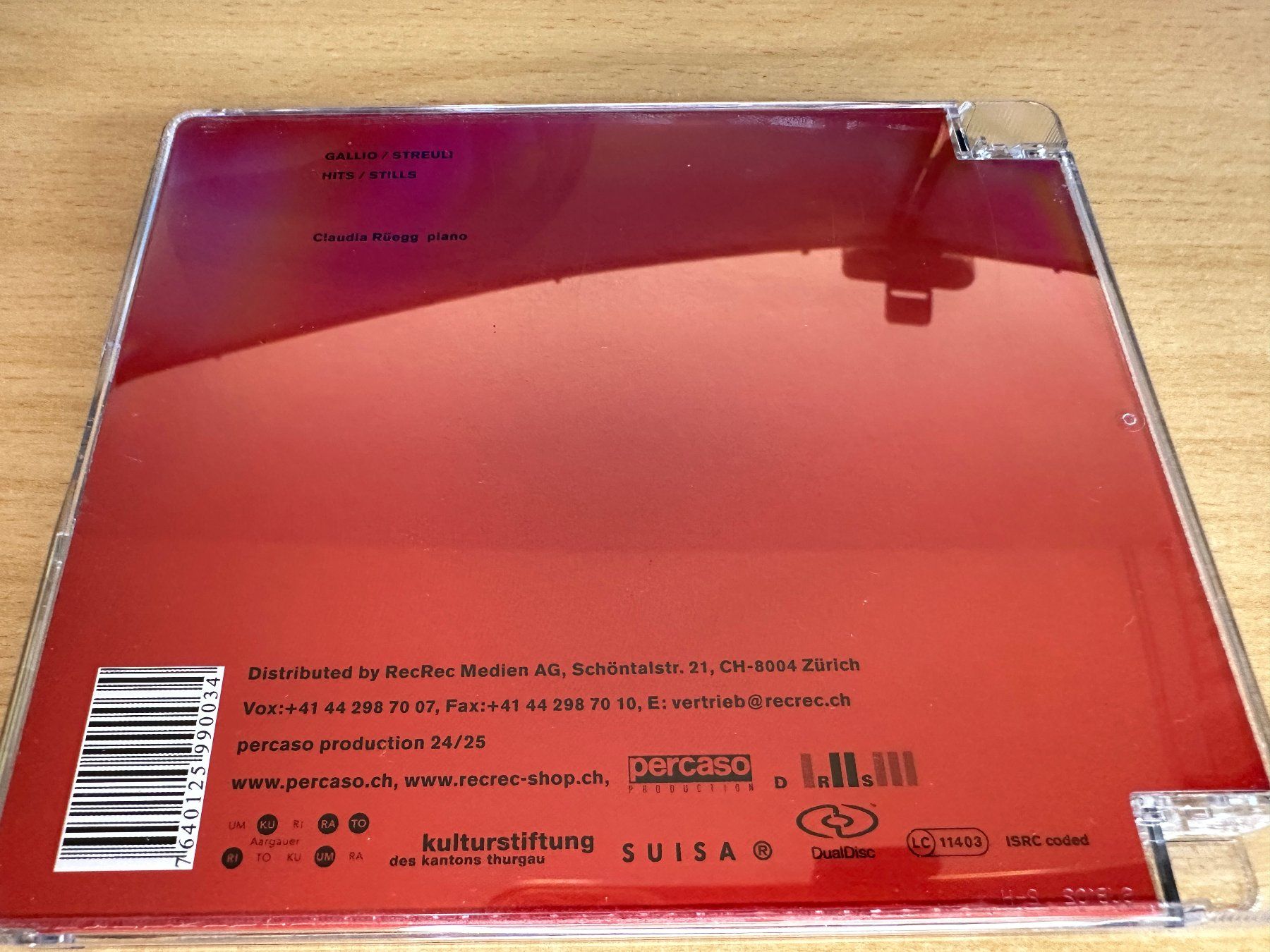 CD: Gallio / Streuli – Hits / Stills - CD & DVD – Usato da Rikon im Tösstal venduto da Alpenmutz 1