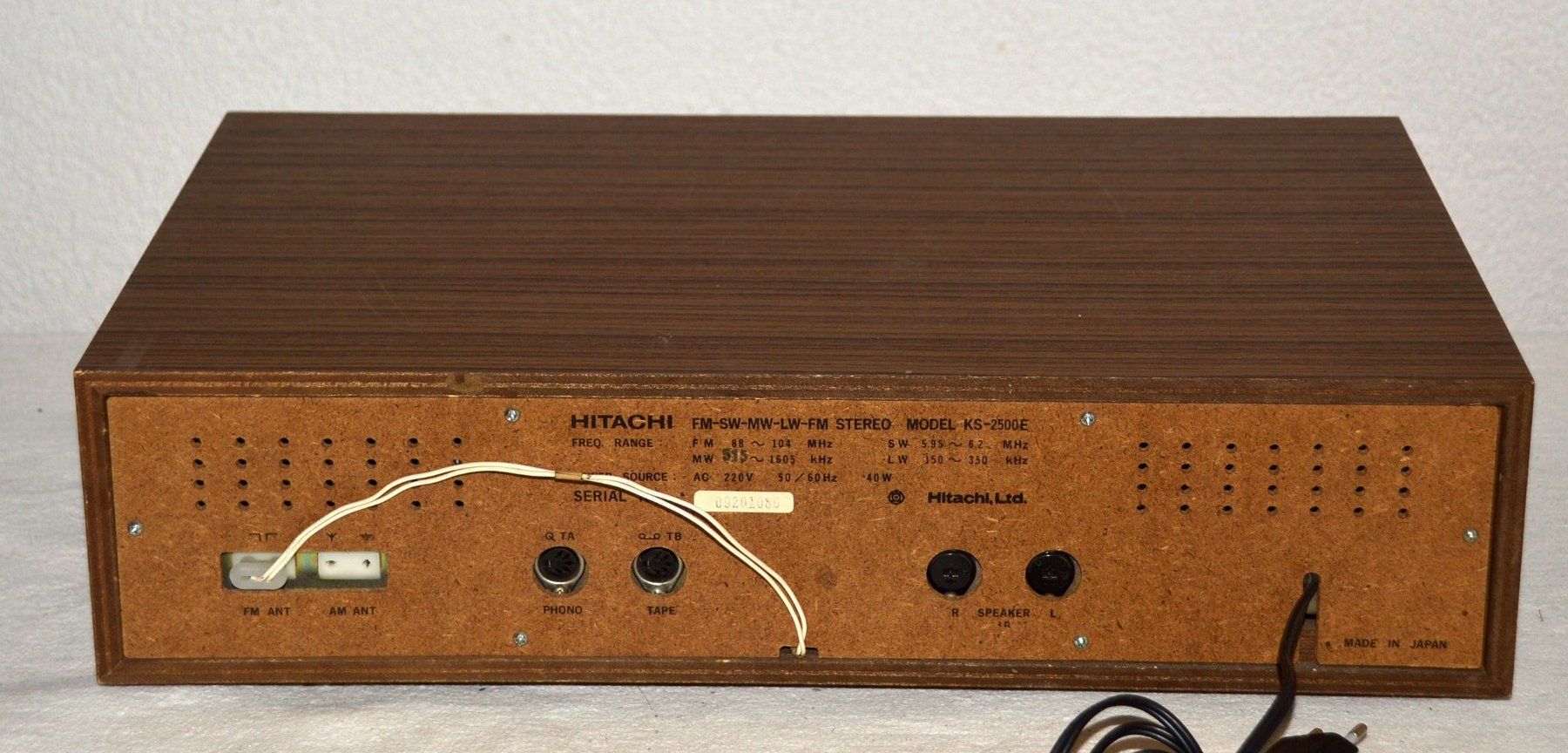 Hitachi Amplificatori: Hitachi KS-2500E Ampli -  Tuner – Usato da Collonges venduto da arashee 6