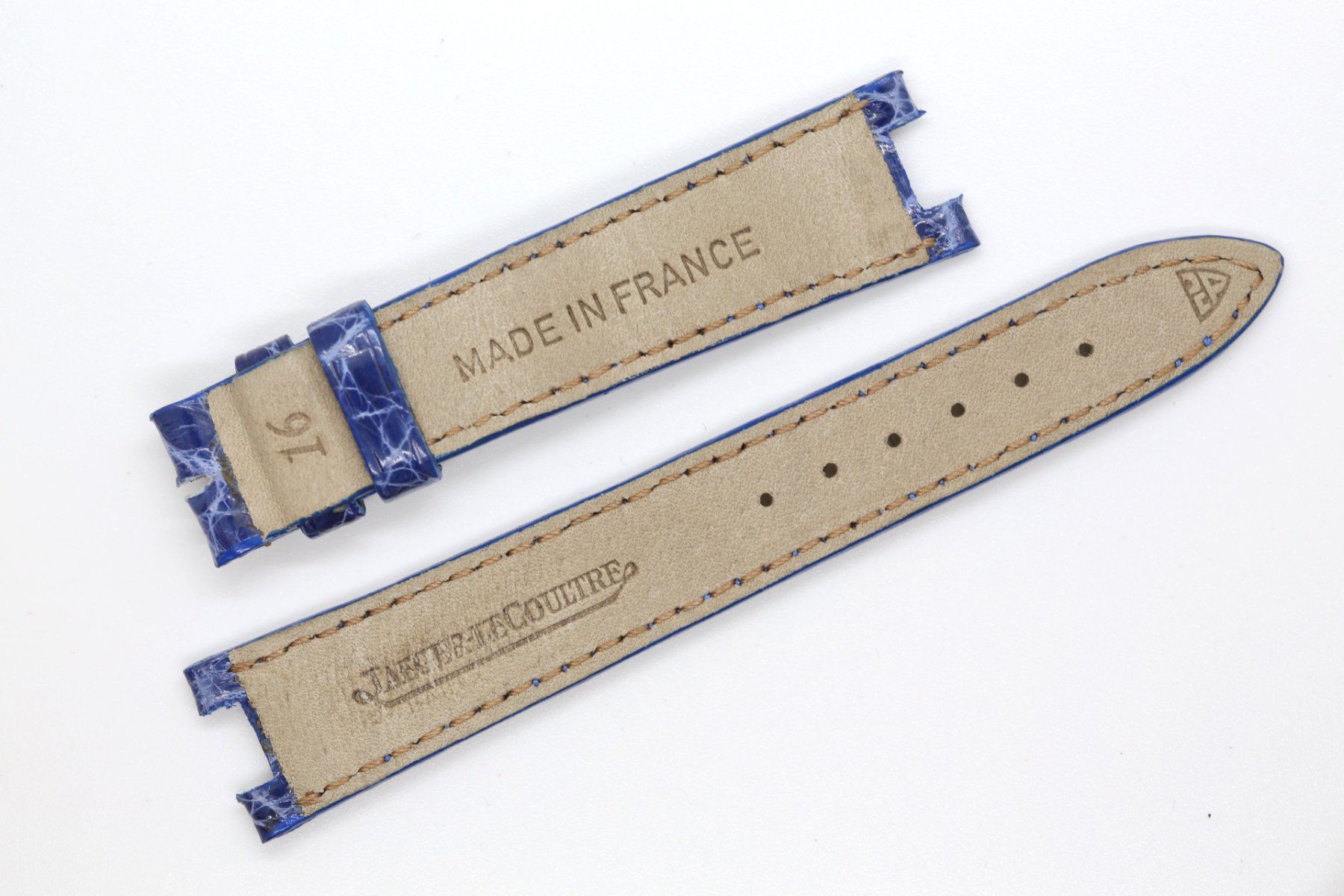 Jaeger-Lecoultre Uhren: Jaeger LeCoultre Lederband 16mm – Gebraucht aus Reinach BL von Han-Numismatik 1
