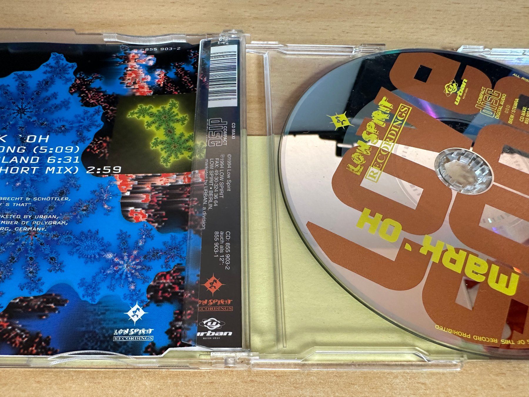 CDs: Mark ' Oh – Love Song - Single CD – Gebraucht aus Rikon im Tösstal von Alpenmutz 1