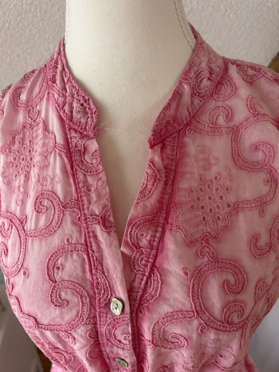 Kleider: Maxikleid Gr. M, Pink Baumwolle – Gebraucht aus Kirchdorf BE von Stella130 2