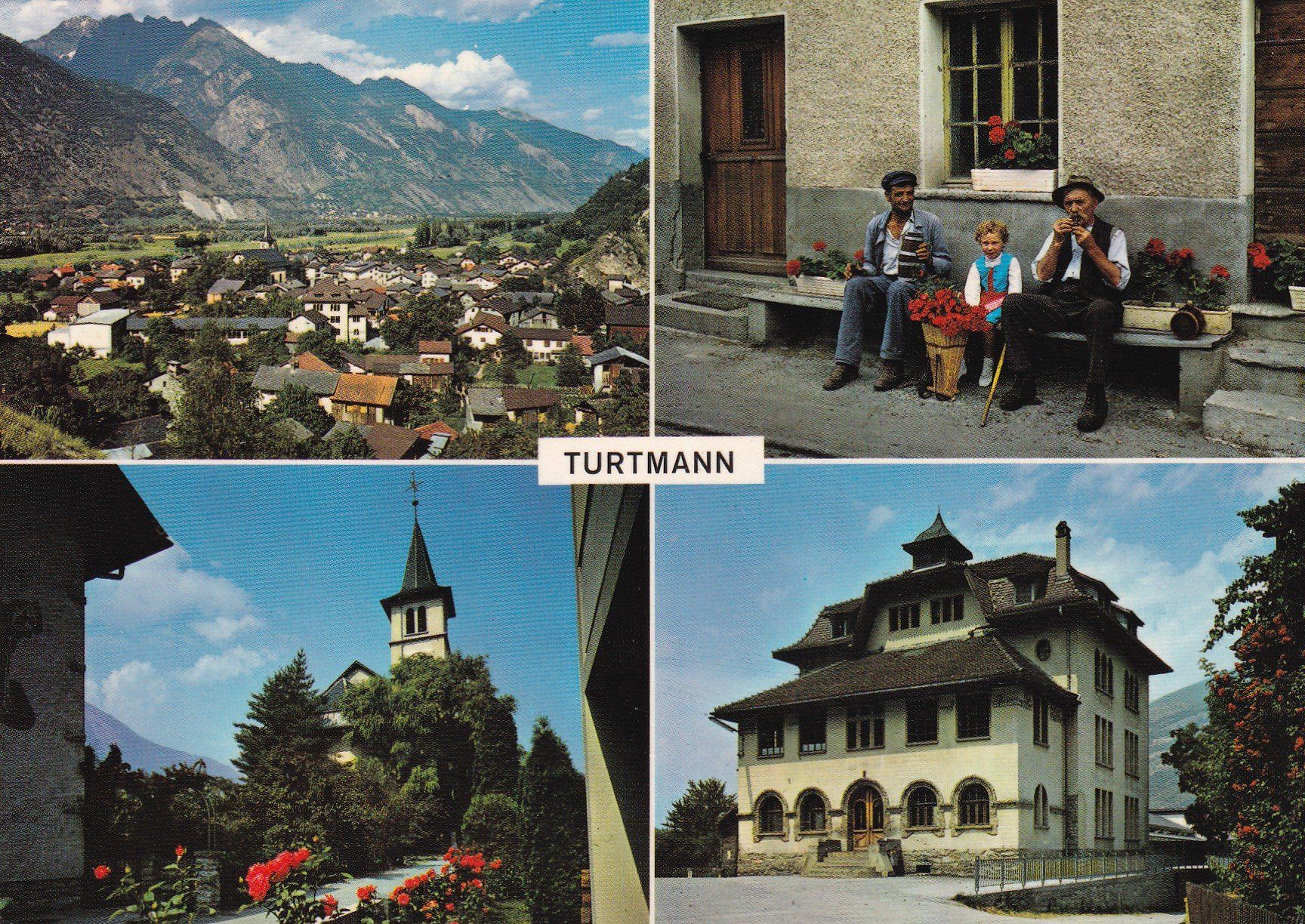 Cartoline postali: Turtmann Multivues – Usato da Cormoret venduto da Pascalll2001