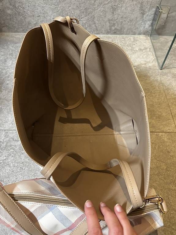 Borse da donna: Karrierte Shopper-Bag – Usato da Malix venduto da sar_7wjr 4
