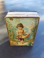 Zierliche Schmuckschachtel Mit Chromo Um 1900