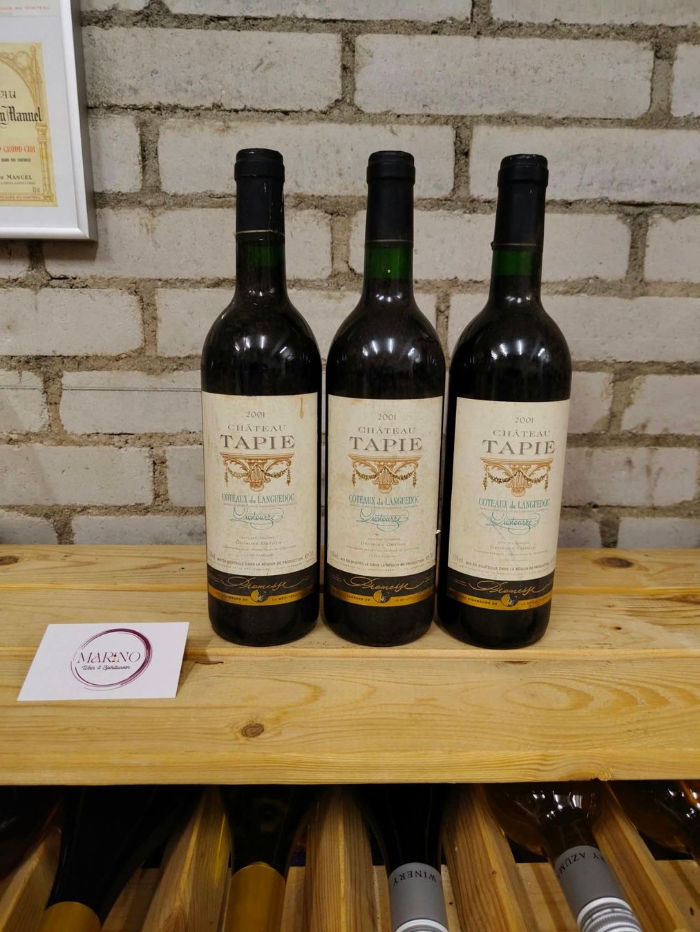 Wein: 3x 2001 Chateau Tapie – Neu (gemäss Beschreibung) aus Münchenstein von wusmarino
