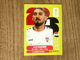 PANINI FIFA World Cup 2026 Sticker Akam Hashem IRQ 5