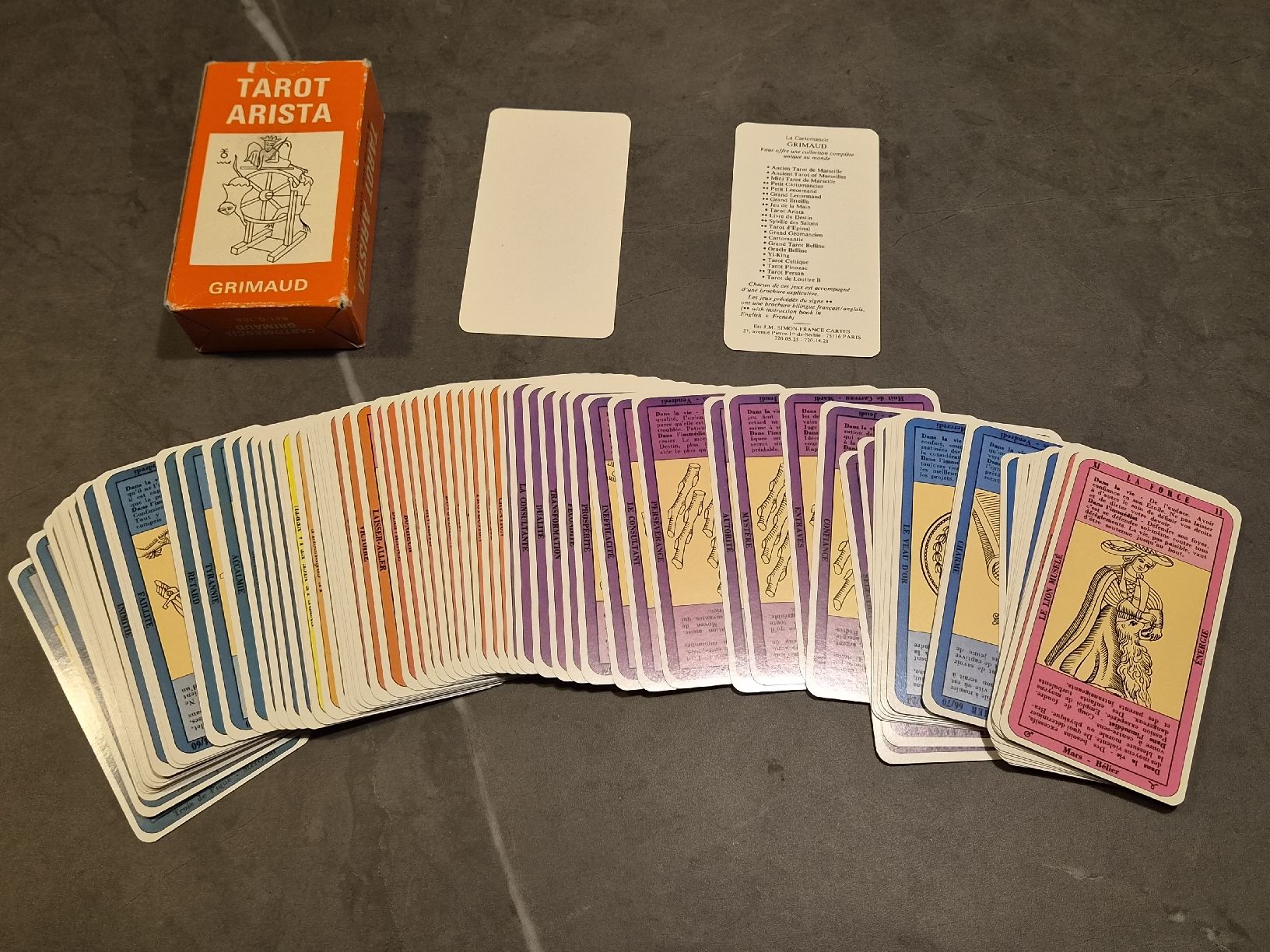 Spiele: Jeu de tarot ARISTA GRIMAUD  – Gebraucht aus Onex von ww22 1