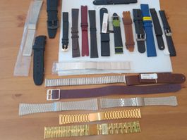 Lot 23 Stuck uhrenbander mix neu vintage