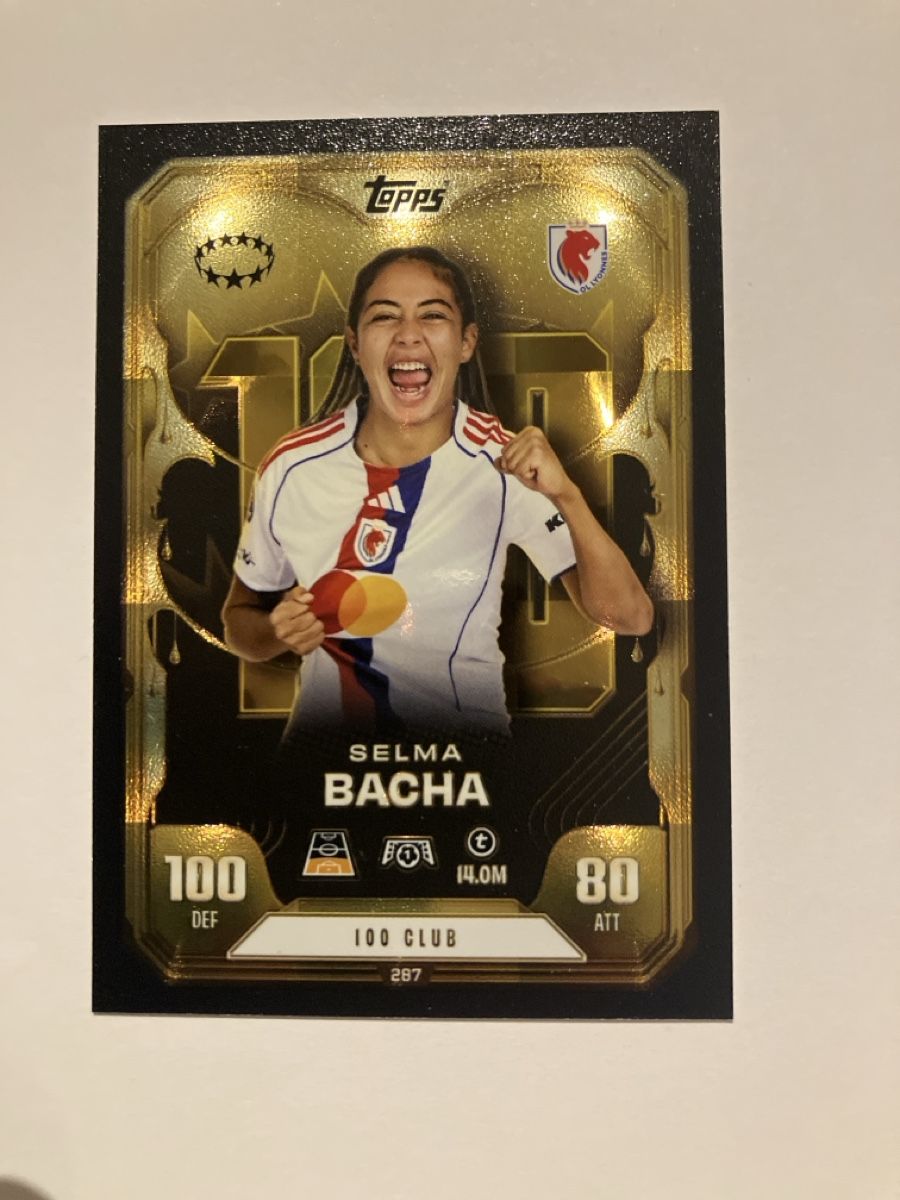 Topps Sammelbilder & Trading cards: Match Attax 100 Club Selma Bacha – Neu (gemäss Beschreibung) aus Bülach von gmeli84