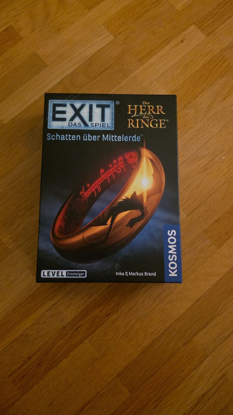 Kosmos Giochi: Exit - Das Spiel: Der Herr der Ringe - Top Zustand! – Nuovo (secondo la descrizione) da Adligenswil venduto da sasa_be