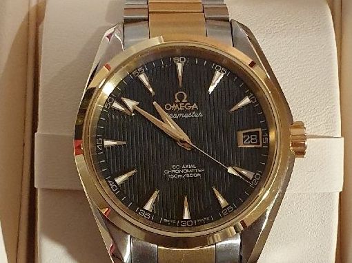 Omega Orologi: Omega Aqua Terra Gold bicolor – Usato da Glis venduto da Shortbread_