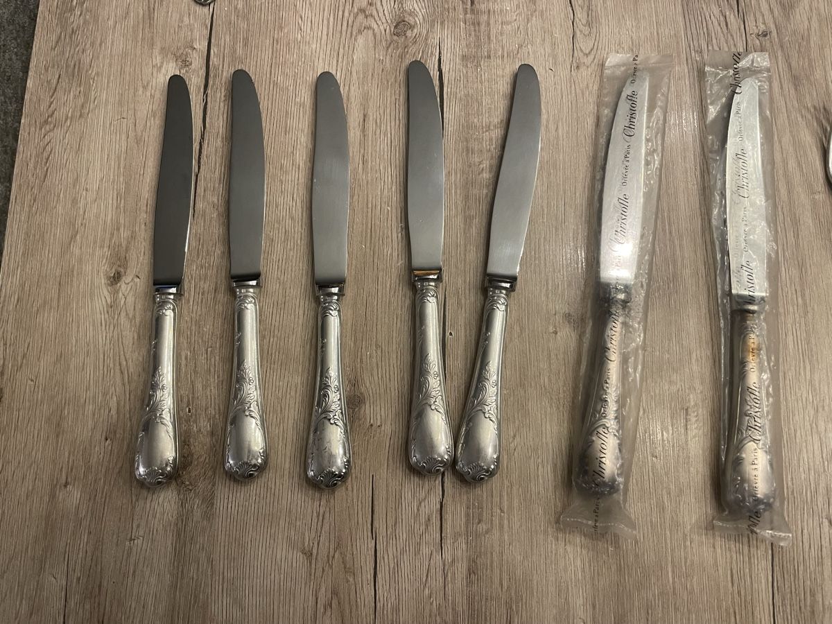Christofle Set di posate: Versilbertes Christofle Marly Besteck 25 Teile – Nuovo e nell'imballaggio originale da Fällanden venduto da rivai123 2