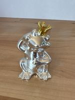 Froschkönig Figur aus Keramik