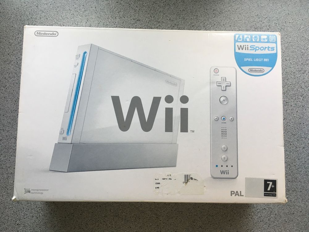 Nintendo Wii Konsole Weiss RVL001 inkl. Wii Sports + OVP Kaufen auf