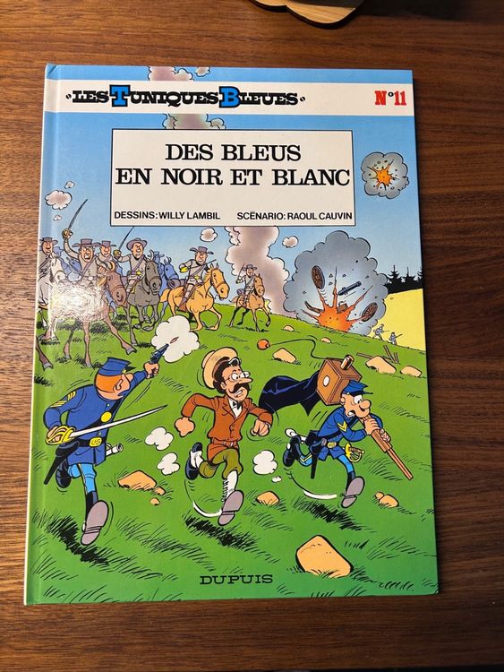 BD Les Tuniques Bleues n° 11 Des bleus en noir et blanc 1