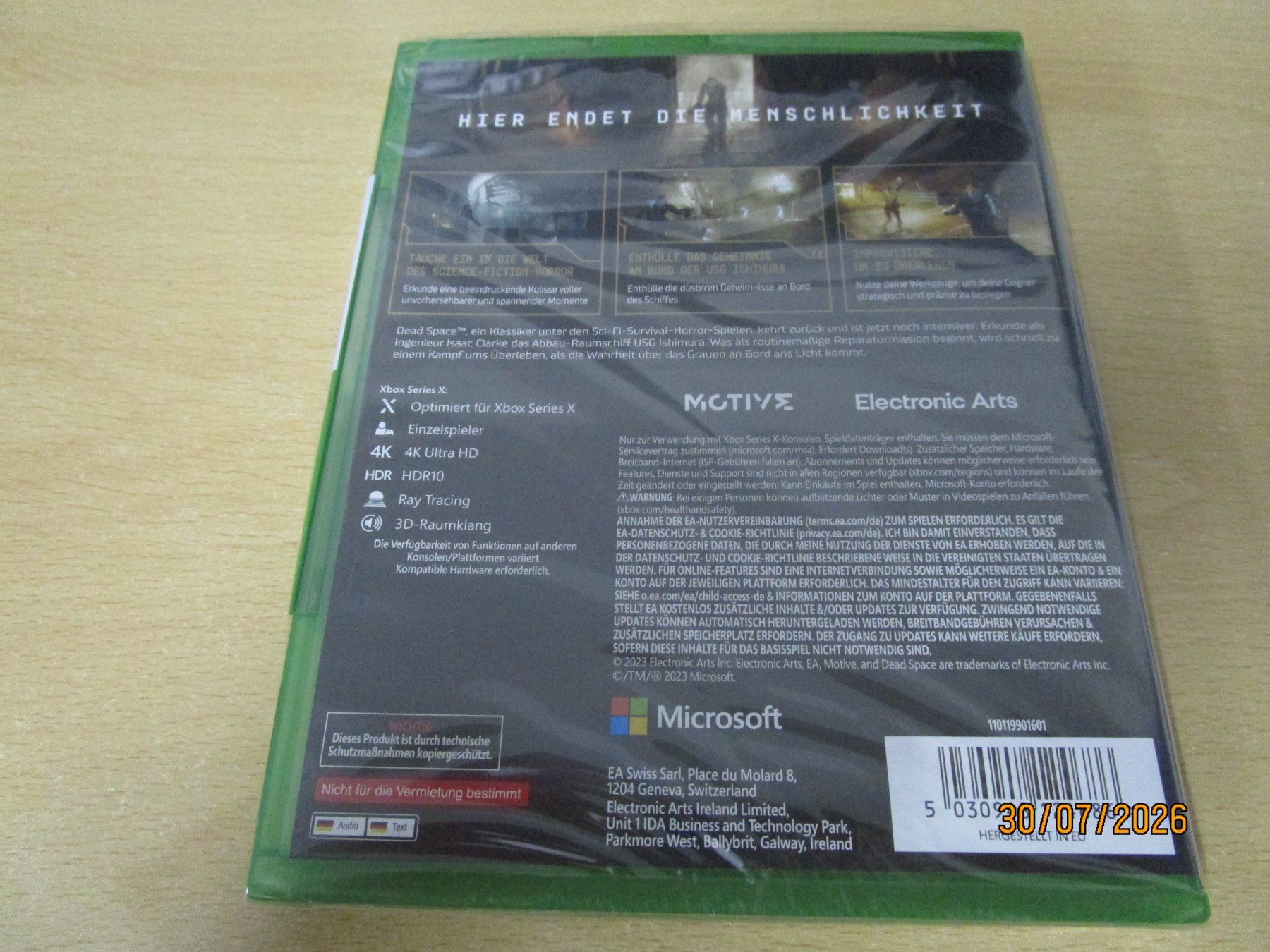 Microsoft Jeux: Dead Space Remake Xbox Series X - Neuware – Neuf avec emballage d'origine à Goldau par agestuffer 1
