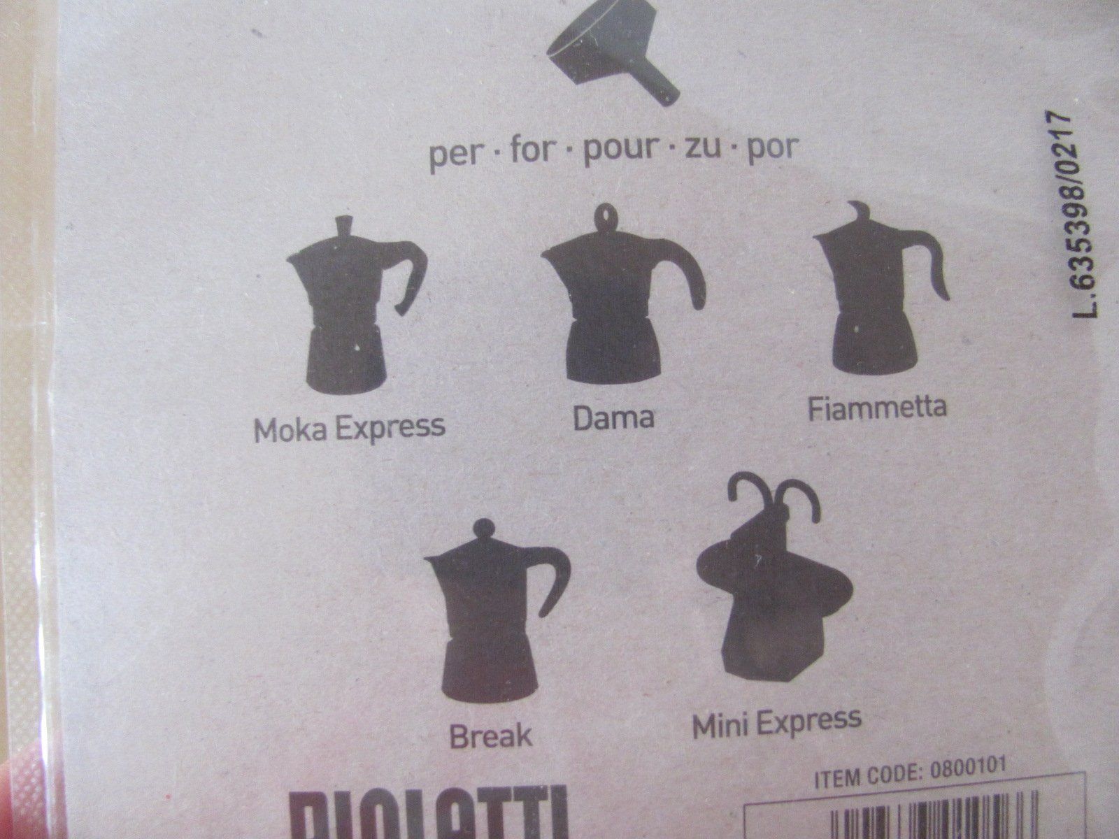 Bialetti Machines à café & Machines à expresso: Bialetti Trichter Ersatzteil – Neuf avec emballage d'origine à Kriens par Miracle49 2