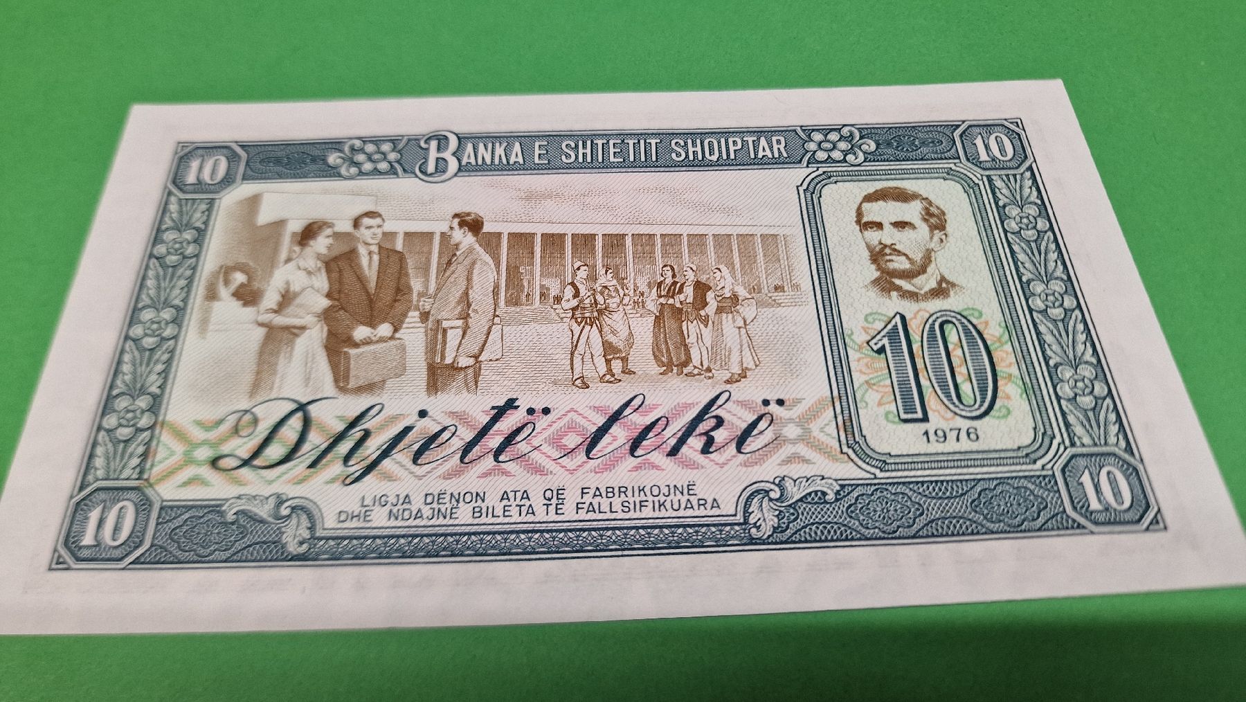 Albanien 10 lek banknote jahr 1976 seltenes sammlerst ck kaufen