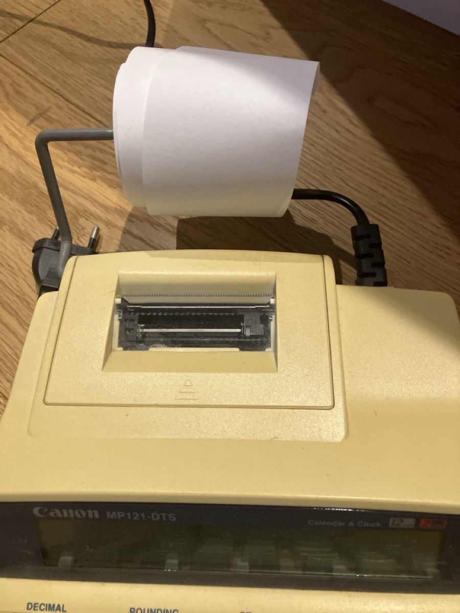 Canon Taschenrechner: Alte Canon Rechenmaschine MP121-DTS – Gebraucht aus Willisau von son_lq7g 4